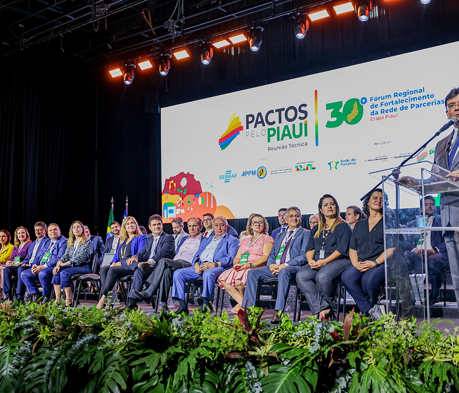 Estandes do evento Pactos pelo Piauí
