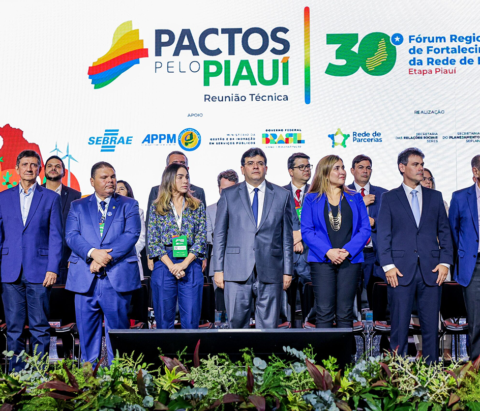 Estandes do evento Pactos pelo Piauí